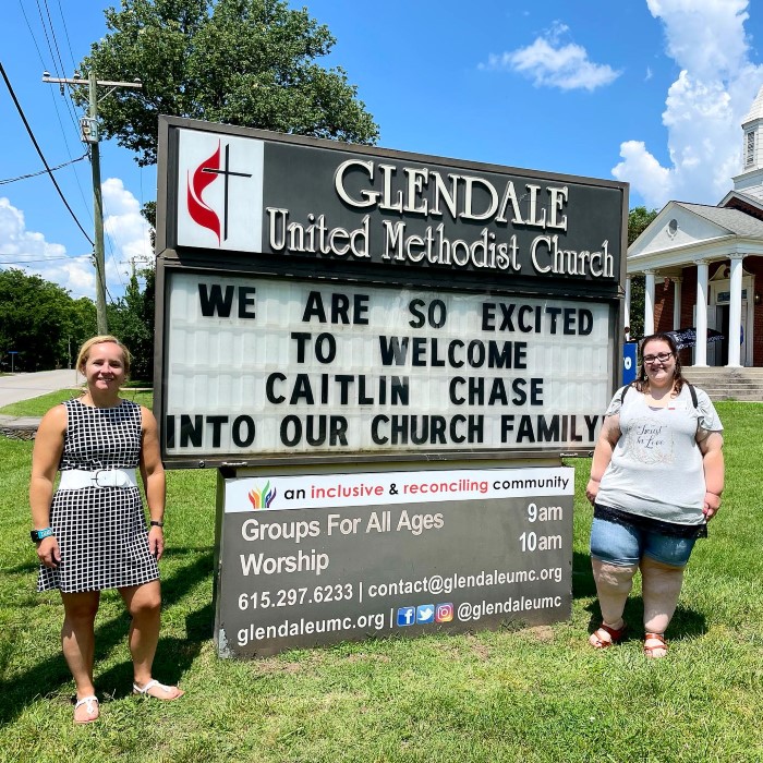 Caitlin Chase Joins Glendale United Methodist Church Nashville TN UMC