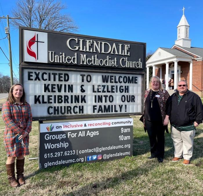 Kevin and Lezleigh Kleibrink Join Glendale United Methodist Church - Nashville TN UMC (Custom)