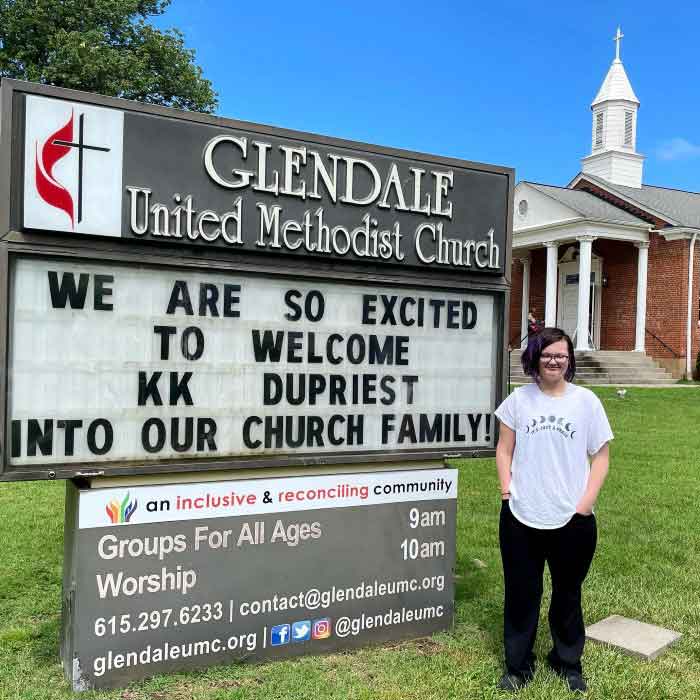 Kk Dupriest Joins Glendale United Methodist Church Nashville TN UMC