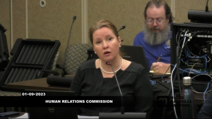 Amy Charlton Metro Nashville Human Relations Committee Anti-Trans Legislation Healthcare