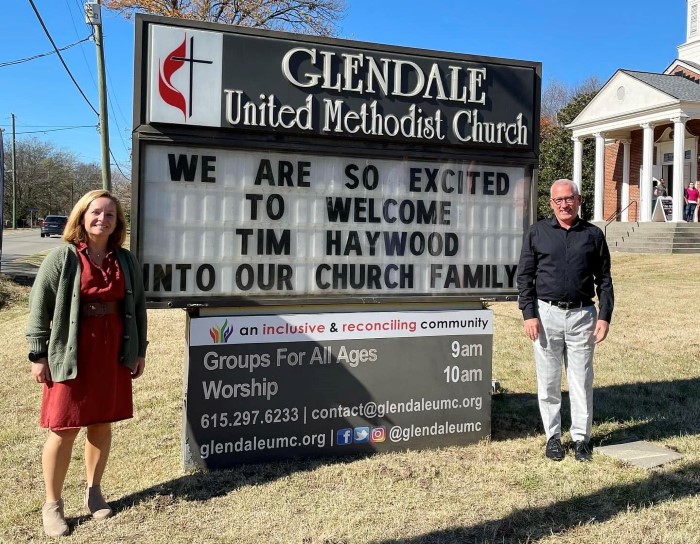 tim haywood joins glendale united methodist church - nashville