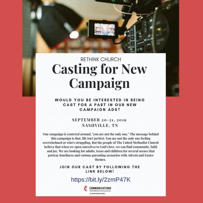 Rethink Church National Advertising Campaign Shoot Glendale United Methodist Church