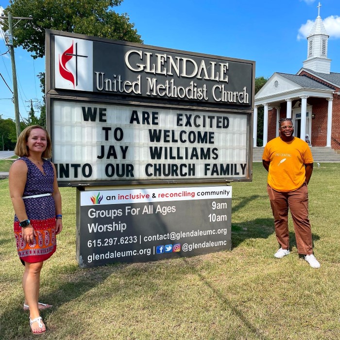 Devaunjue Jay Vernell Williams Joins Glendale United Methodist Church - Nashville TN UMC (Custom)