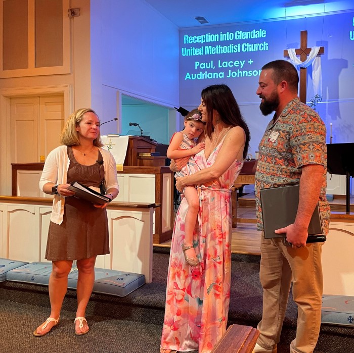 Paul Lacey and Audriana Johnson Join Glendale United Methodist Church Nashville TN UMC