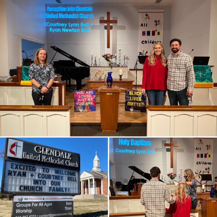 Ryan and Courtney Bell Join Glendale United Methodist Church Nashville TN