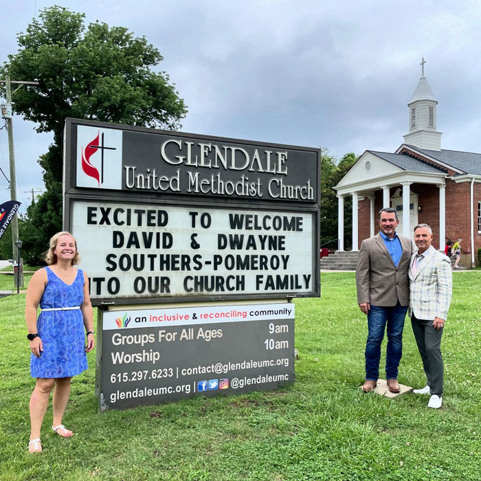 David & Dwayne SouthersPomeroy Join Glendale UMC Nashville
