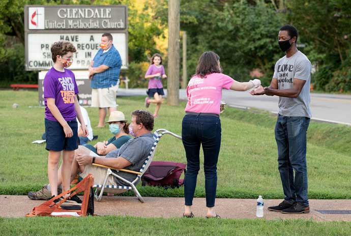 united methodist news service outdoor worship glendale united methodist church nashville UMNS